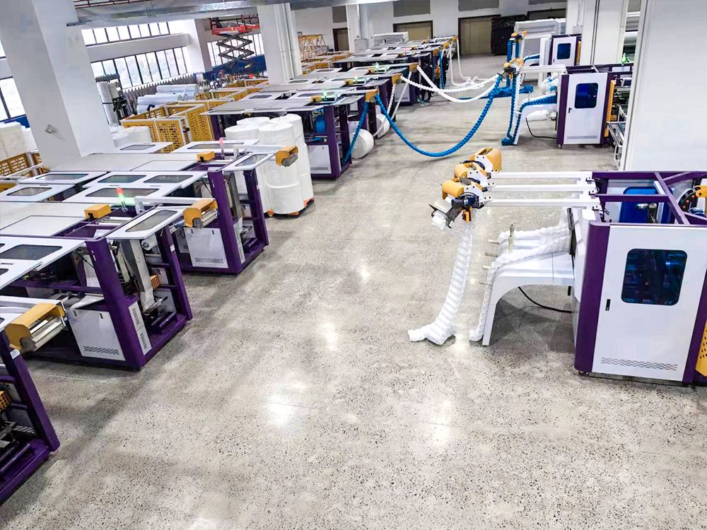 Fotos de um projeto de fábrica de colchão proibido de sucesso