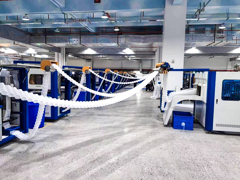 Aplicação real de máquinas Yulun em grande fábrica