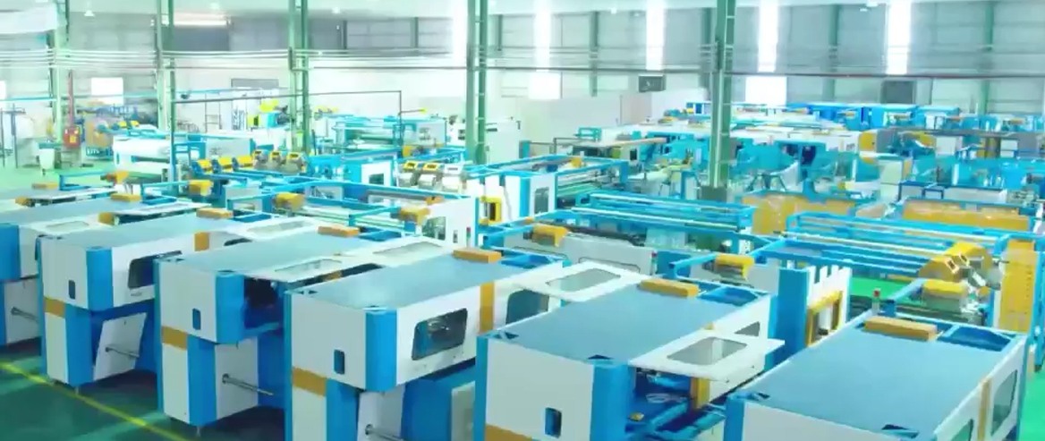 Oficina de produção de primavera em máquinas Yulun