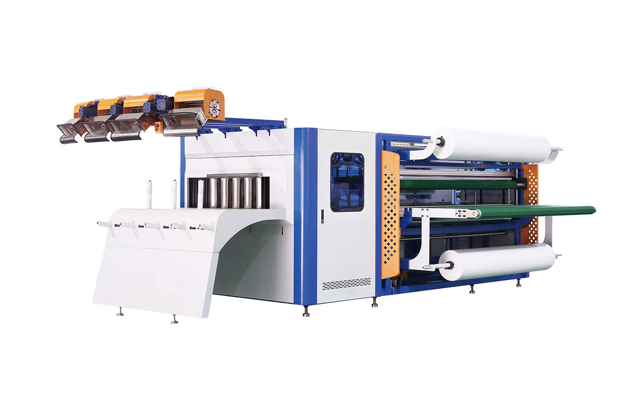 Alta velocidade automática 4 canais de alimentação Máquina de montagem de mola de bolso 